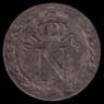 10 centimes Napoléon Ier N couronnée avers